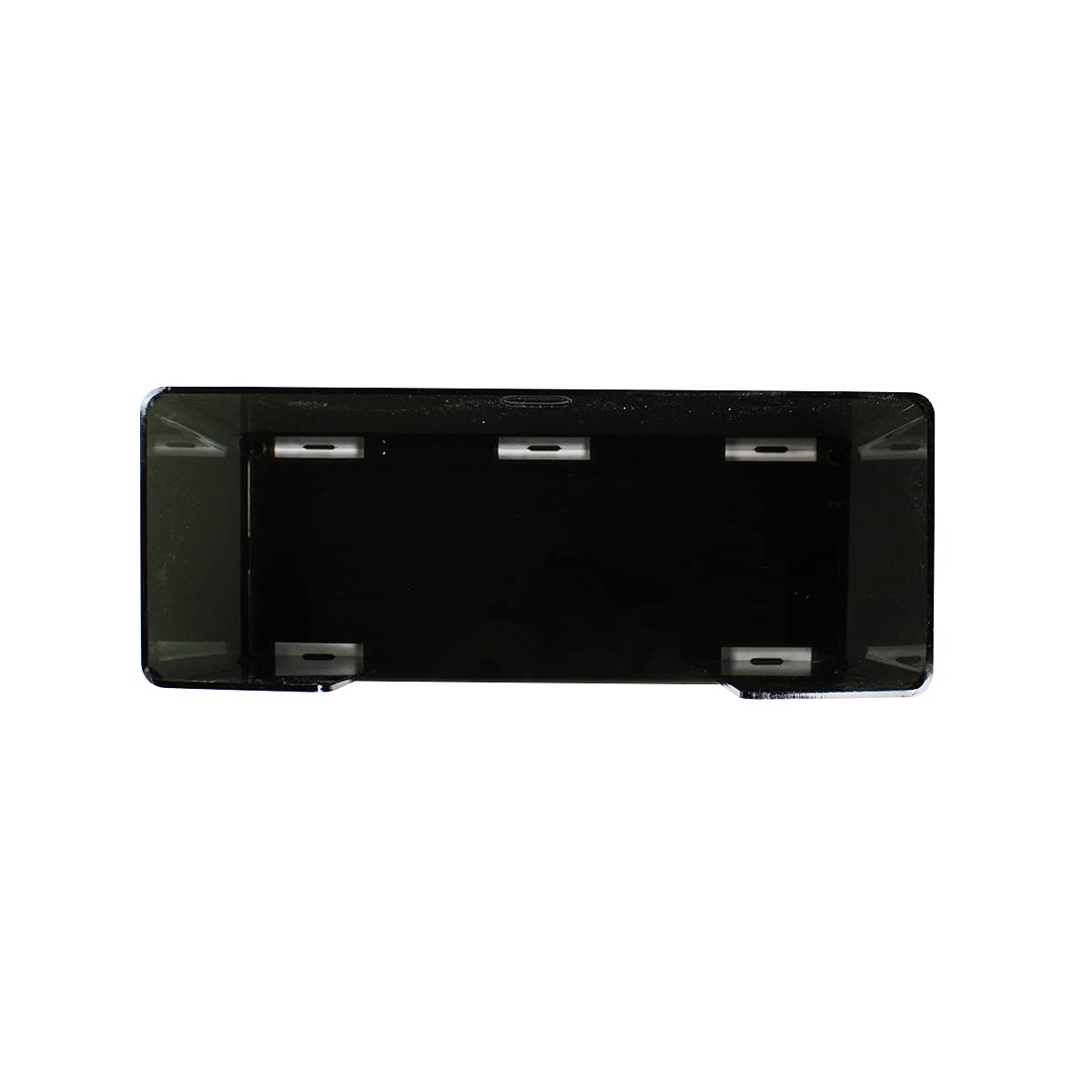 TrippNT Counter Top pulido acrílico plegado papel toalla dispensador en 3 colores: transparente, blanco o negro, 11 1/4 x 6 5/8 x 4 5/8 pulgadas WHD