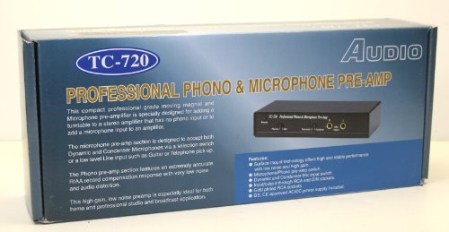 Tcc Tc-720 Stereo Microphone/Riaa Phono Pre-Amp, Preamp (Preamplifier) #TOP5