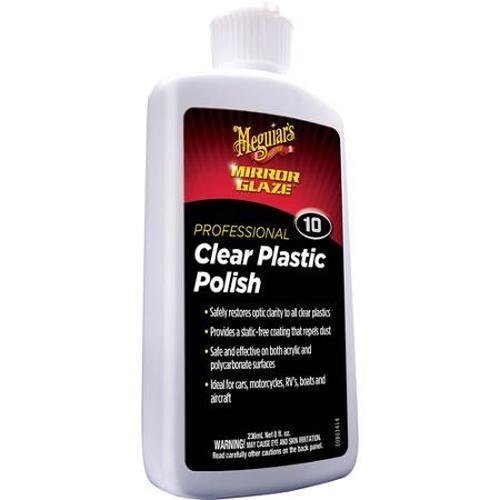 Auto Supply Mall Meguiar's M10 Mirror Glaze Clear Plastic Polish - 8 oz, Model: M1008, Car & Vehicle Accessories/Parts