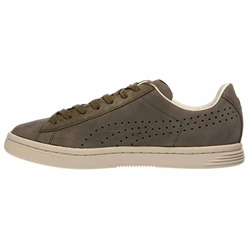 PUMA PUMA Men's Court Star Citi Series Nubuck Lace-Up Fashion Sneaker, Burnt Olive, 7.5 M US