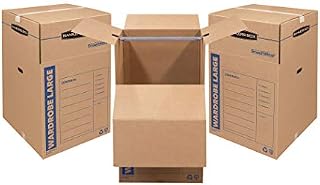 Bankers Box SmoothMove Wardrobe Box Large, 3 Pack (8811001)