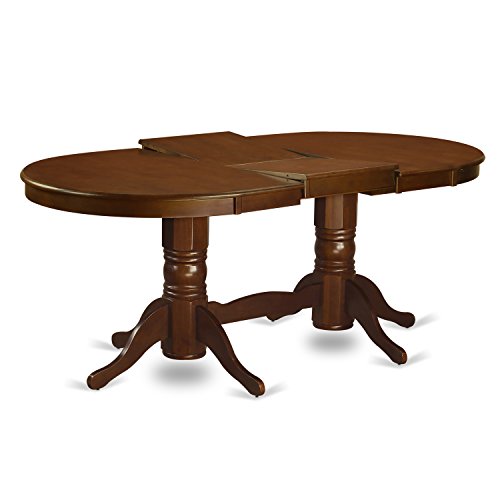 East West Furniture 7 Pc Dining Room Set Table With Leaf And 6 Dining Chairs #TOP3
