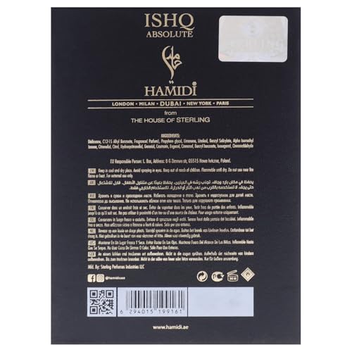Ishq Absolute Hamidi Eau de Parfum 100ml - Parfum Mixte Élégant - 7