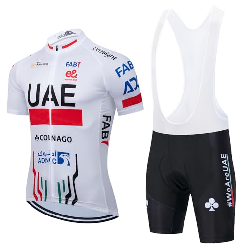Cycling Jersey Men Set with Bib Shorts for Summer