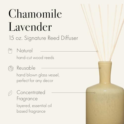 Difusor de varillas LAFCO Chamomile Lavender 15 oz miniatura 2