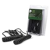 GREEN HILL Skip PVC Verstellbare Jump Rope Boxen Fitness Training Cardio Springseil Unisex Erwachsene und Kinder, Schwarz