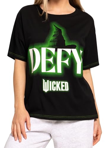 Wicked Camiseta Mujer | Camisetas Mujer | Camiseta Manga Corta | Negro S