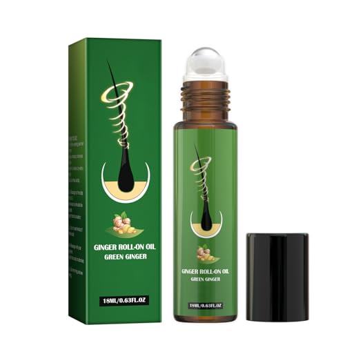 Suero de crecimiento del cabello con jengibre,Suero Crecimiento de Cabello,Suero Crece Pelo Muy Rápido,Aceites de crecimiento del cabello de jengibre,Suero Repele el Cabello Jengibrek,18ML