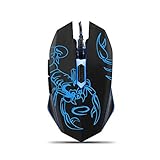 Electronics Esperanza it accesories - Esperanza egm203b Wired 6d Gaming Optical Souris USB mx203 - Scorpio - Blue