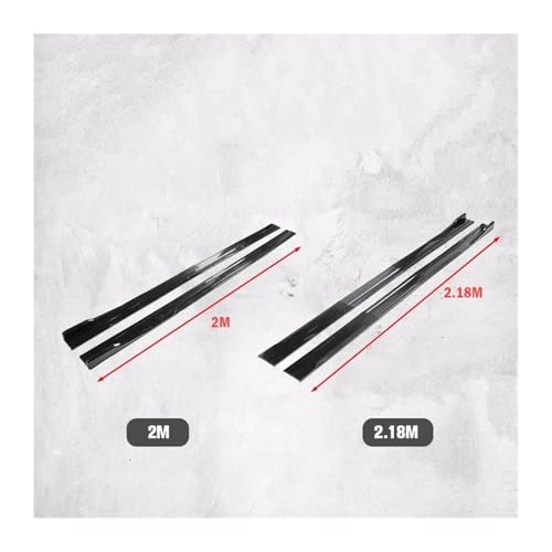 Falda lateral coche parachoques ajustable para extensión modificada de labio 6