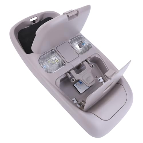 dehateo for Dodge Ram Overhead Dome Light Console Storage Ram 1500 2500 1998 1999 2000 2001 2002 Overhead Light Console Storage 55350657 SN96TL2AA Beige
