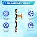 BESJMYT for Samsung Galaxy A11 Power Button and Volume Button Flex Cable Replacement Flexible Cable Side Power On/Off Switch Control Button Connector Repair Parts for SM-A115U/SM-A115U1