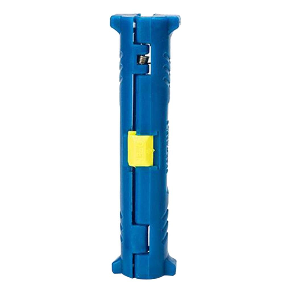 Electric Wire Pen Rotary Coaxial Cable Pliers Blue | Hand Crimpers & Strippers Tools Connectors, Switches Electrical Test Equipment-image-2