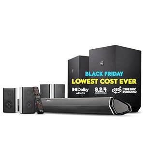 Nakamichi Shockwafe Ultra 9.2.4 Channel 1000W Dolby Atmos/DTS:X Soundbar with Dual 10″ Subwoofers (Wireless) & 4 Rear Surround Speakers. Enjoy Plug and Play Explosive Bass & High End Cinema