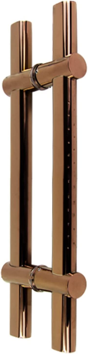 Poignée de porte d'entrée moderne en noir mat pour porte de grange coulissante et battante 60-80cm