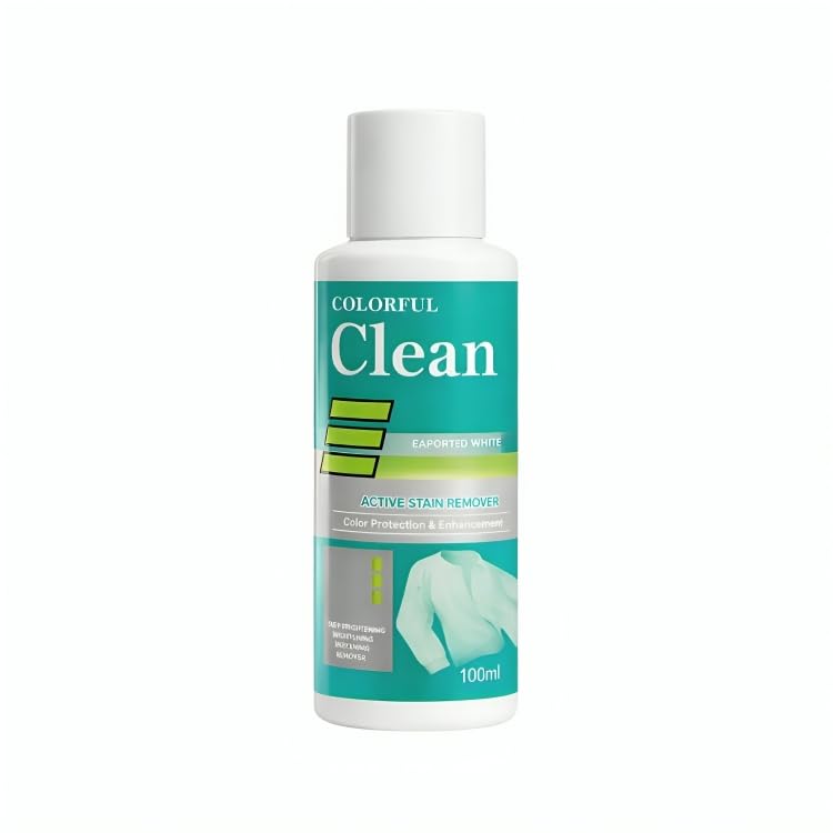 Colorful Clean Color‑Safe Bleach Liquid Laundry Whitener & Booster | Non‑Chlorine Oxygen Formula | Brightens Whites & Colors, Removes Yellowing & Odors | Fresh Scent - 200ml, Pack of 1-picture-26
