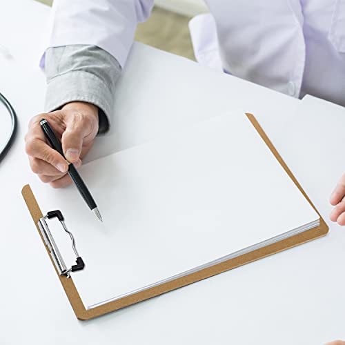 Fabduo Clipboard 1 Pack - Wood Clip Board 9 X 12.5 Letter Size - Wooden Clipboard With Low Profile Clip For Classroom, A4 Paper #TOP6