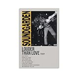 HGTERRGTJ Soundgarden Poster auf Leinwand, Wandkunstdruck, 