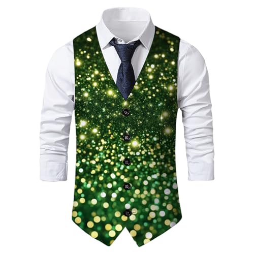 Gilet à paillettes de soirée haute brillance pour gala chic