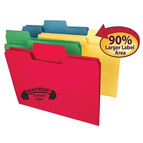 Smead-SuperTab-Heavyweight-File-Folder-Oversized-13-Cut-Tab-Letter-Size-Assorted-Primary-Colors-50-per-Box-10410