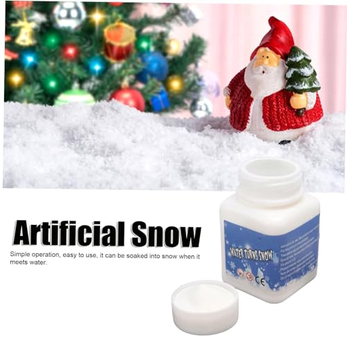 para decorao de Natal pó de neve - Adereos de cena DIY premium para ambiente festivo Operao fácil Us