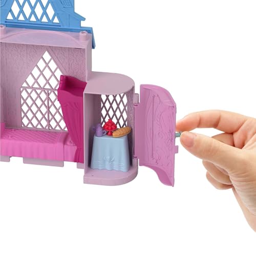 Mattel Disney Frozen Toys, Storytime Stackers Anna's Arendelle Castle, Stackable Doll House with Small Doll, Olaf & 7 Pieces, Inspired by The Movies by Mattel - Image 7