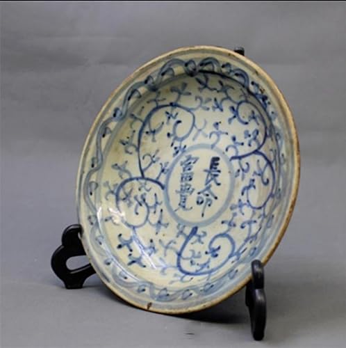 Cuenco azul y blanco de la dinastía Ming regalo histórico para amantes del arte 4