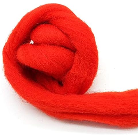 Artec360 50g Filzwolle Märchenwolle geeignet für Nassfilzen and Trockenfilzen Merino Cover