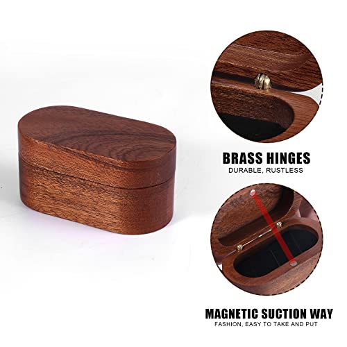 SAVITA Porte Médiator Guitare, Bois de Noyer Étui Médiator avec Ouverture Magnétique, Robuste Boîte pour Médiator… - Les Beatles, Paul McCartney, John Lennon, RIngo Starr, George Harrison SAVITA Porte Médiator Guitare, Bois de Noyer Étui Médiator avec Ouverture Magnétique, Robuste Boîte pour Médiator… – Image 4