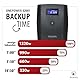 Atlantis OnePower S2001, USV Line Interactive 2000VA/1200W, AVR, PseudoSinuswelle, 4 IEC-Steckdosen + 1 Schuko-Steckdose, 2 Akkus 12V 10Ah, Upsilon 2000 Softwarelizenz inklusive