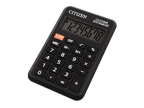 Preisvergleich Produktbild Citizen LC-210NR Taschenrechner, schwarz