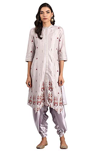 Image of W for Woman Women's Rayon Asymmetrical Hemline Kurta