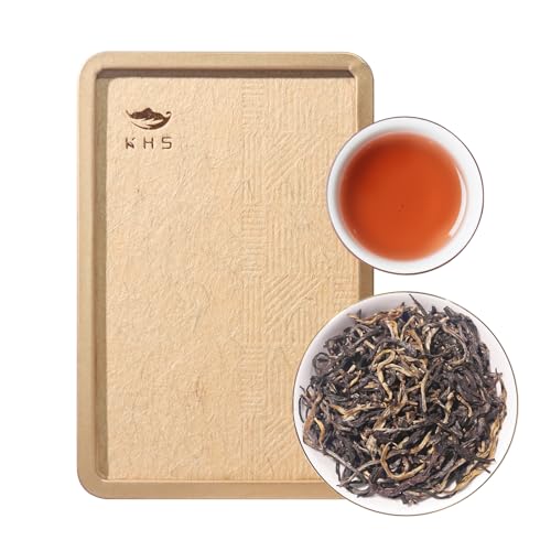 KHS Organic Selenium Tea, 2.47 OZ USDA Certified Chinese Yunnan Yellow Selenium-rich tea, Health & Refreshment, No Dust Production Workshop, Natural Organic Planting Tea Perfect for Hot Brew