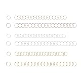 120 Pcs Hair Rings for Braids Hair Braid Rings Loop Clips for Women Dreadlocks DIY Hair Accessories (3 Colors）