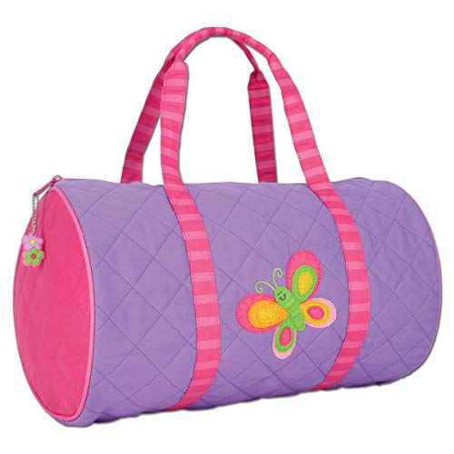 Stephen Joseph Quilted Duffle Butterfly duffel bags, Butterfly - Purple, One Size US