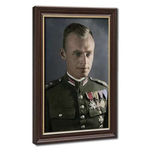 Impressions sur toile Witold Pilecki peinture dart mural haut de gamme 61x91,4 cm