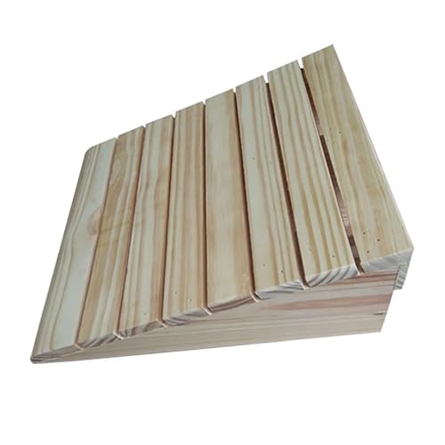 PQXQZ Rampa Marciapiede Rampe Portatili per Sedie a Rotelle per Gradini di Casa Rampa per Scalino in Legno Massello per Sedie a Rotelle Scooter Deambulatori E Sedie Elettriche(30.8x30x12cm)