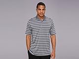 adidas Golf Men's Puremotion 2 Color Stripe Jersey Polo, Lead/White, X-Large