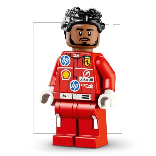Image of LEGO Editions Scuderia Ferrari HP Lewis Hamilton Helmet - F1 Merch - Display Set - 43022