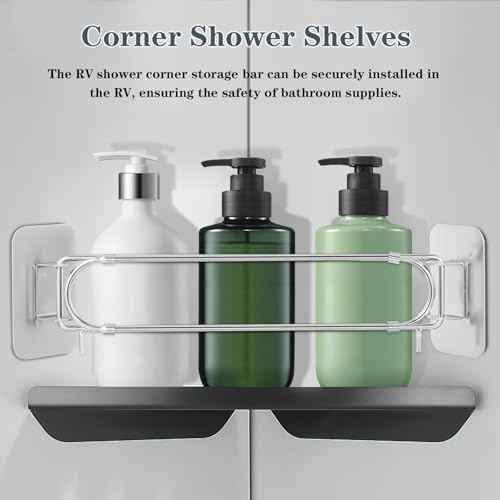 Barres d'angle douche camping-car anti-chute en acier inoxydable