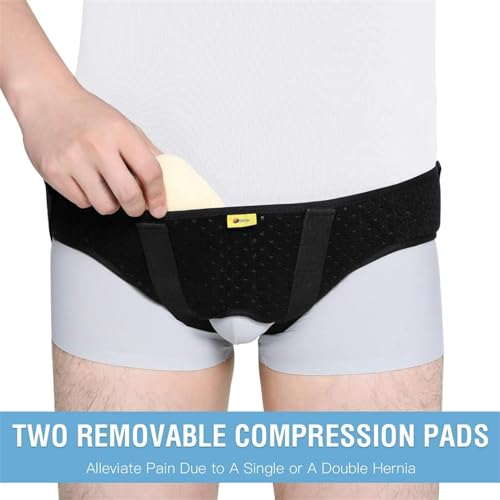 Faja para Hernia para Hombre con Almohadillas Ajustables miniatura 6