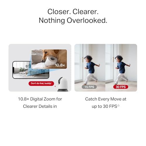 MERCUSYS MC210 Indoor Camera,2K 3MP,TP-Link Security Camera,Pet Camera,Baby Monitor,Smart Detection,Night Vision,Full Coverage,2 Way Audio,APP Control,Google Home/Alexa,No Monthly fee - Image 6