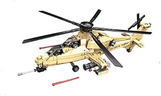 General Jim’s Military Fighter WZ-10 Model Helicopter Building Blocks Set - WZ10 Helicopter Brick Building Toy Set
