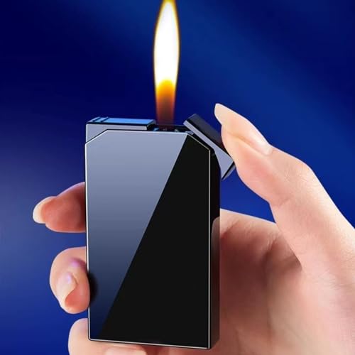 Encendedor Dual Flame Negro con Butano Recargable miniatura 7
