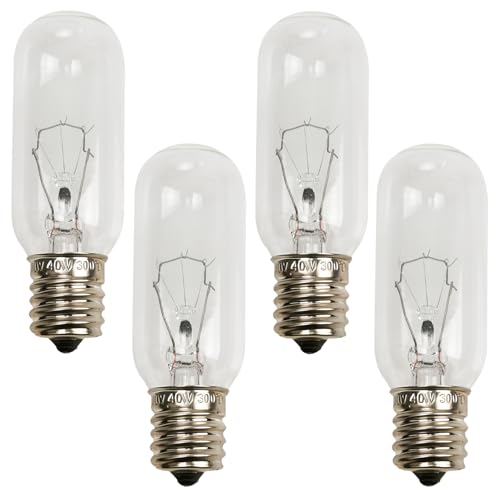 Image of 4PCS 40W Incandescent Light Bulbs Compatible with Samsung Microwaves Replace#: 4713-001013 DE07-90015A 54001046 14218667 AP4051343 2029140