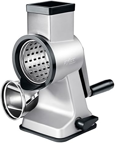 Turmegtt Trommelreibe Mit 10 Aufsätzen - Manuelle Küchenreibe Für Käse & Gemüse