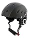 Lucky Bums Snow Sport Helmet, Matte Black, Large