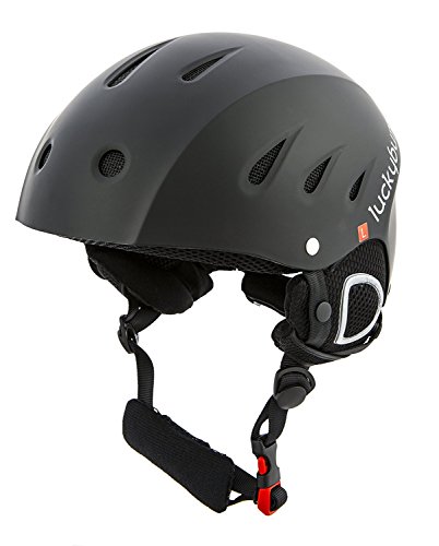 Lucky Bums Snow Sport Helmet, Matte Black, Medium - Thumbnail 4