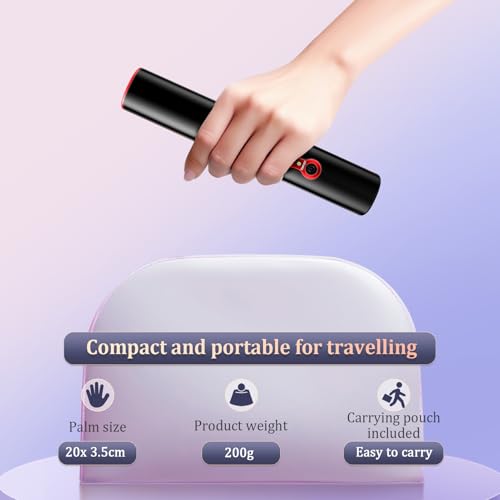 Plancha de Pelo Mini Recargable USB con Placas de Titanio miniatura 6