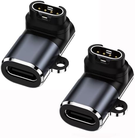 Adattatore USB-C Per Garmin - 2 Pezzi Con Angolo 90° | Compatibile Con Fenix 7/6, Forerunner, Vivoactive | Ricarica Sicura - Foto 6